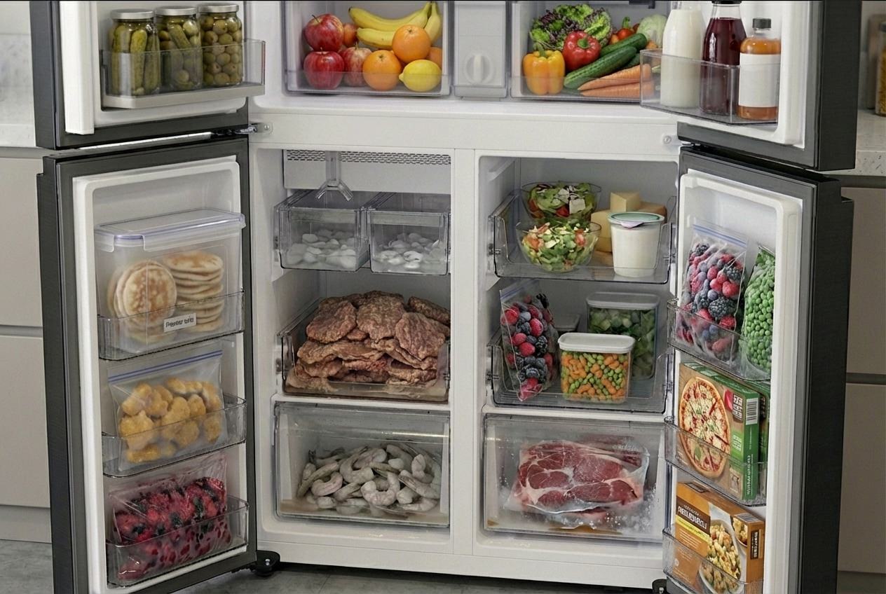 Samsung refrigerator with soften food in the freezer compartment cause by cooling issue
