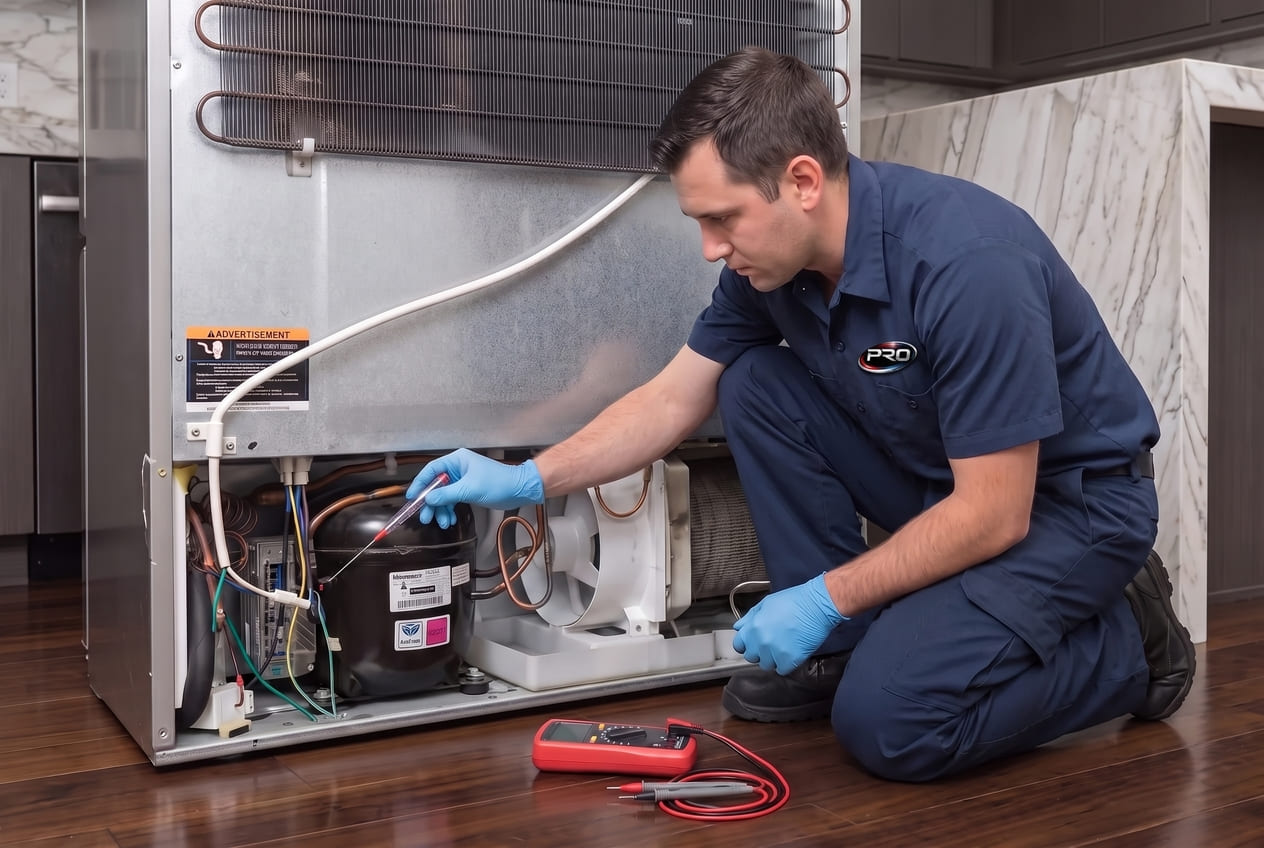 Electrical diagnosis for Bosch refrigerator compressor not running problem